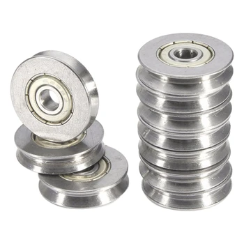 

10PCS V625ZZ V Groove Vgroove Metal Sealed Ball Bearings 5X22X5mm Deep 1.5mm