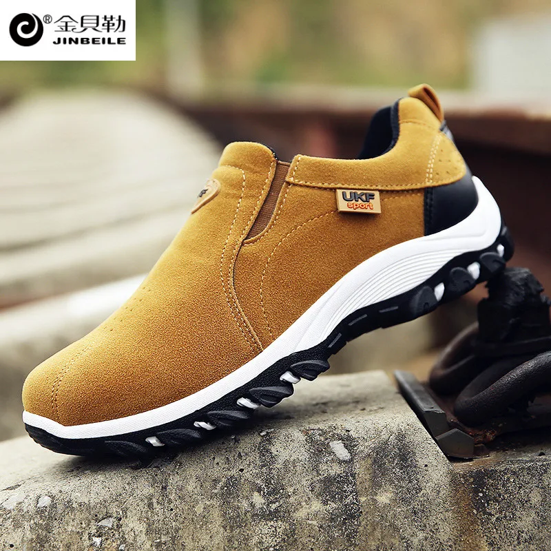 

2018 spring new men sneakersTop Brand Men Hiking Boots Waterproof Hiking Shoes Genuine Leather Outdoor Sneakers for Men 39-44