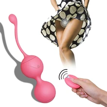 Wireless Remote Vibrator Sex Toys for Woman Kegel Balls Geisha Vaginal Chinese Balls Kegel Simulator Ben Wa Balls Vaginal Balls