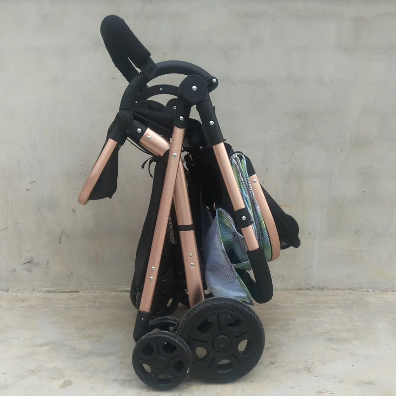 Luxury Lightweight Baby Stroller Foldable Baby Carriage Portable Baby Pram Can Bring It To Aircraft