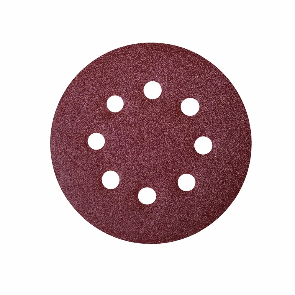 Blesiya 20 Pcs 8 Holes Sanding Discs 5 Inch  400Grit Sandpaper 
