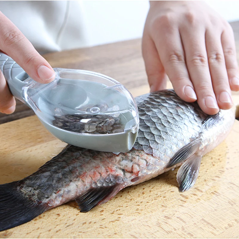 

Kitchen Gadgets Salmon Knives Scraping Scales Device To Kill The Fish Cleaning Planed Security Does Not Hurt The Hand Gadgets