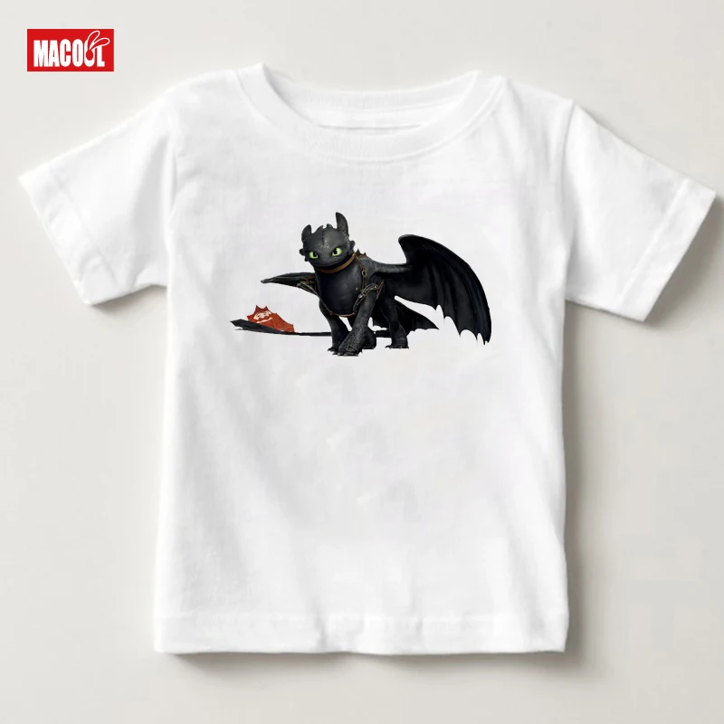 

2019 Pocket Toothless T-shirt Men Cute Tops How To Train Your Dragon Cartoon Tees Summer White Clothes Cotton Tshirt
