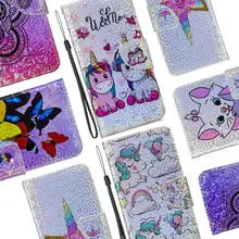 3D яркий лазерный флип-кожаный чехол для Fundas huawei Y5 чехол для coque huawei Honor 8 S 8 S Чехол кошелек Подставка чехол для телефона