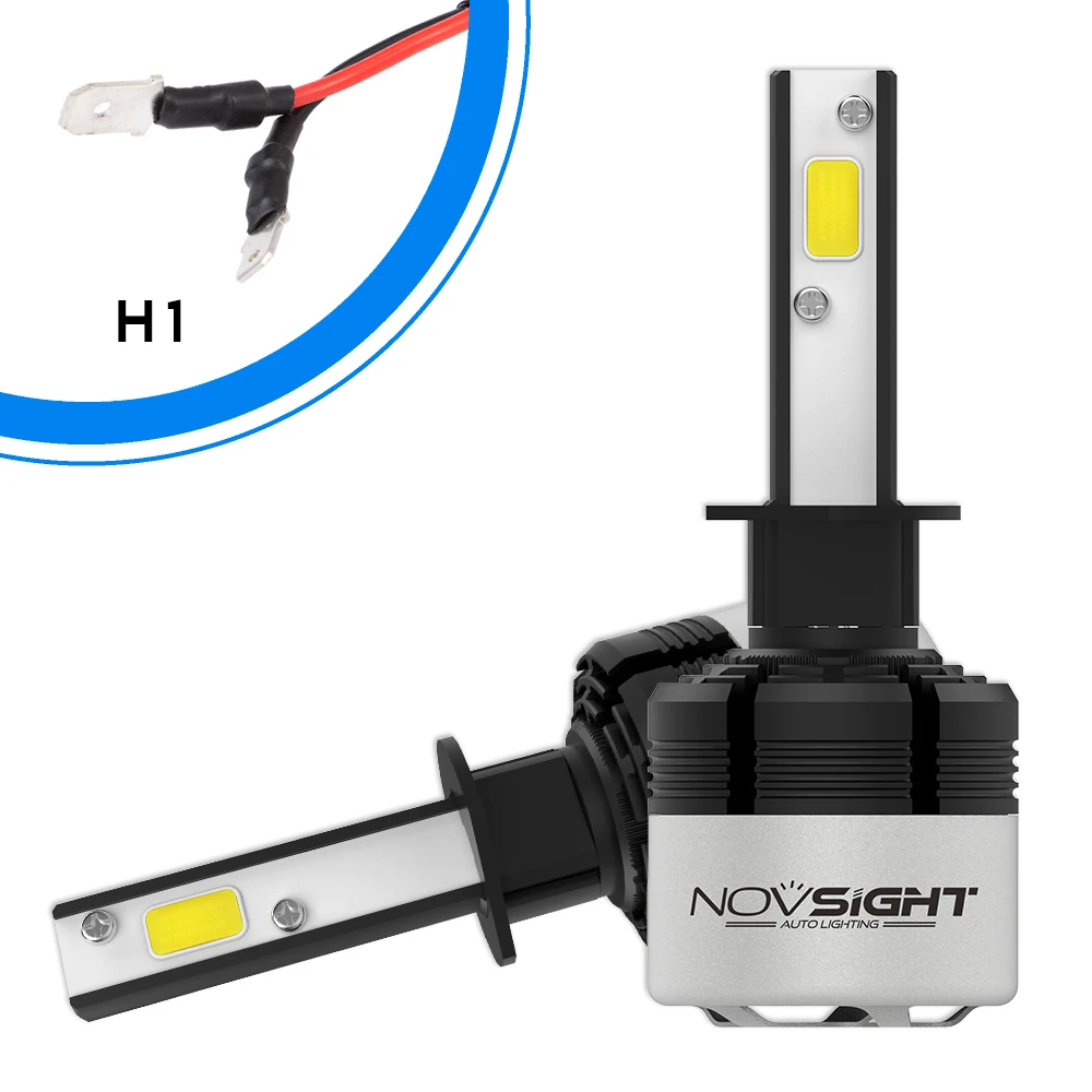 NOVSIGHT H4 светодиодный H7 H11 H1 9005 9006 H3 H8 H9 COB Светодиодный фар 72 Вт 9000LM автомобиля светодиодная лампа для фар Противотуманные фары 6500K 12V Дальний свет