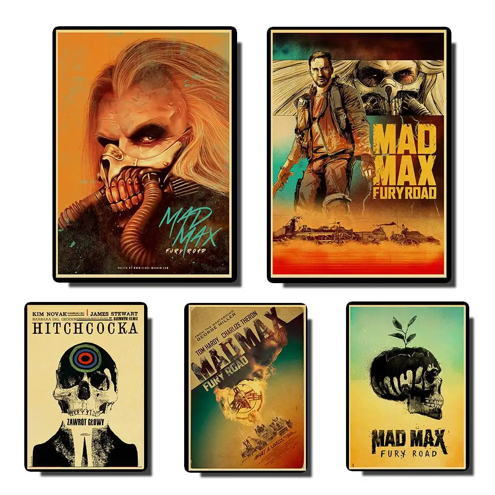 

mad max vintage posters Prints Wall Painting high Quality Decor Poster Wall Painting Home Decoration