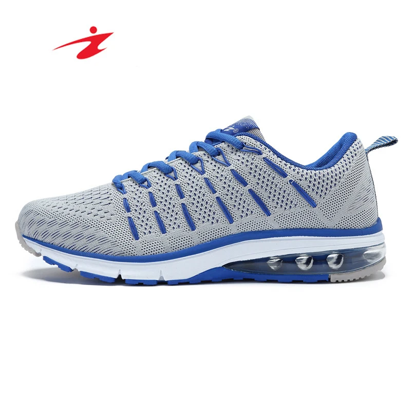 ФОТО Men Shoes Sports Shoes Air Brethable Sports Running Sneakers Men Air Sole Running Shoes Men Black Training Trekking Sneakers