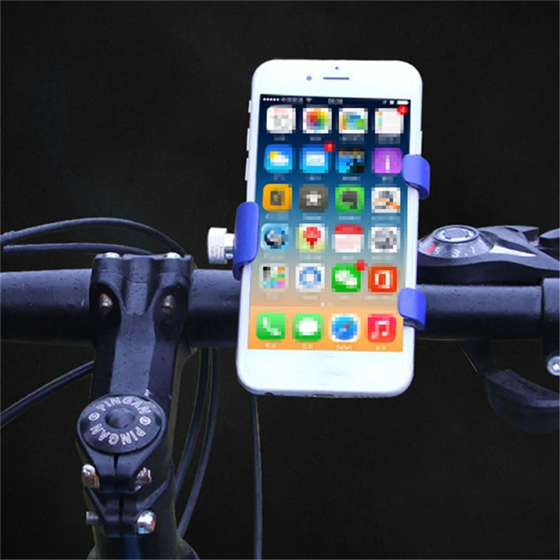 Universal Bike Bicycle Adjustable Bicycle 360 Rotate Phone Mount Bracket Adapter Holder Clip Bicycle Accessories #FS#4ST28 (1)
