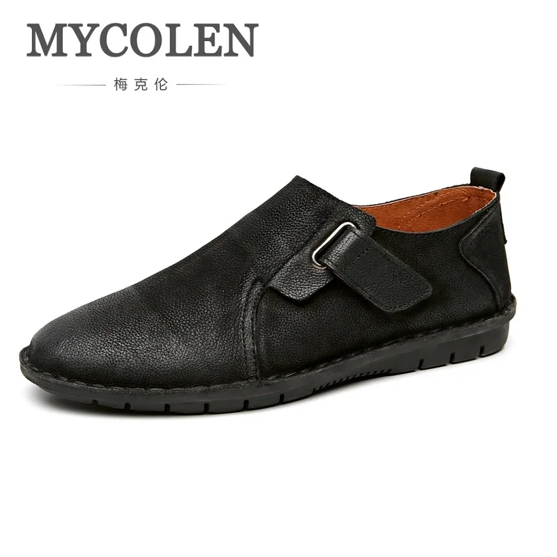 

MYCOLEN Brand Men Casual Shoes Lightweight Breathable Flats Men Shoes Red Magic Sticker Men's Gentry Shoes Schuhe Herren