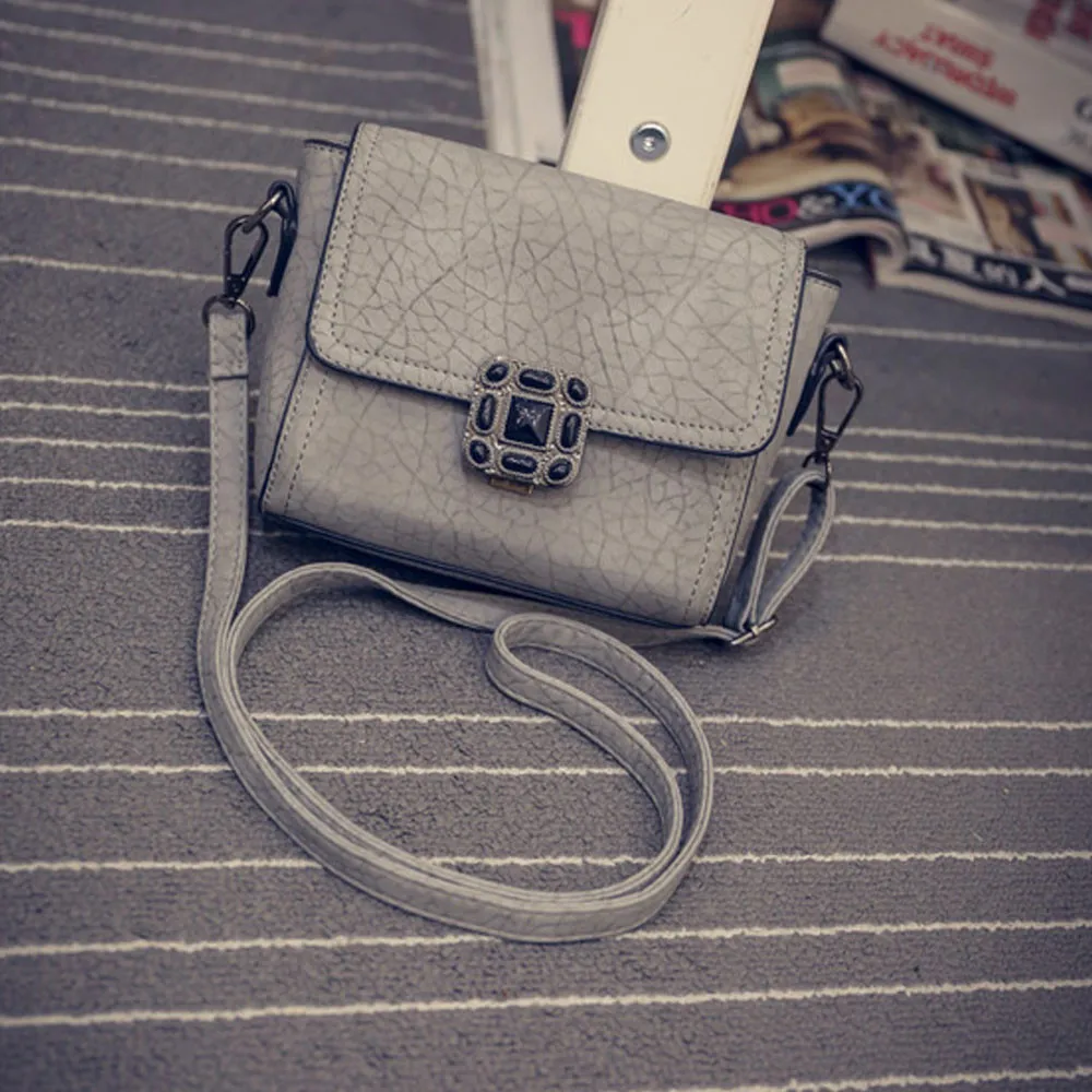 

Fashion Women Leather Satchel Handbag Shoulder Tote Messenger Cross body Bag mini Crossbody bolsos mujer de marca famosa #75
