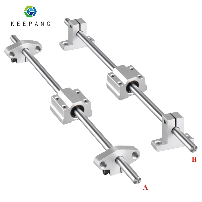 1 шт./компл. оптической оси Линейный вала рельса OD8MM 200-285 мм+ SCS8UU линейный подшипника блоки+ SK8/ SHF8 Поддержка