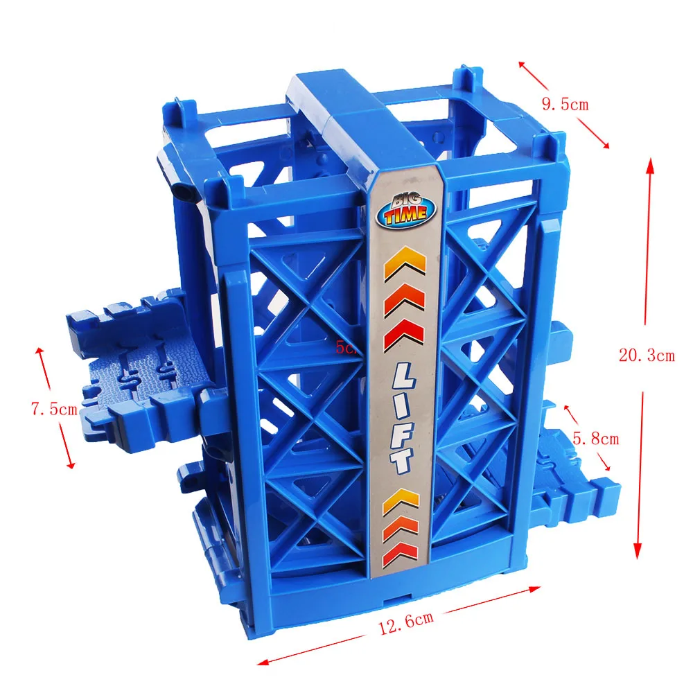 1 шт. вертикальные подъемные игрушки Мини Волшебный гоночный аксессуар для трека для электрического автомобиля Лидер продаж модель автомобиля рельсы для Детей Забавные DIY треки в сборе