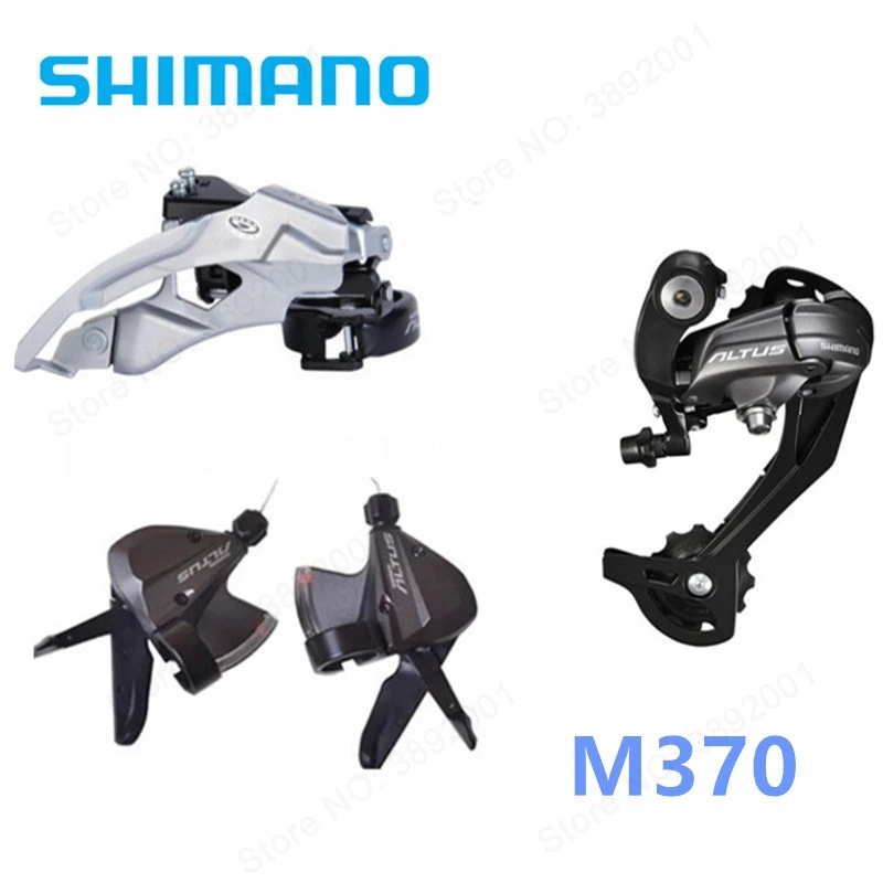 

Shimano ALTUS M370 3 PCS set 3x9 27-Speed Rear Derailleurs+Front Derailleurs +Shifter lever Groupset