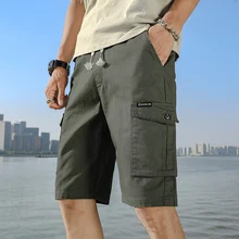 Мужские шорты Карго летние модные военные тактические шорты в армейском стиле повседневные мужские мешковатые брюки с несколькими карманами Большие размеры Homme K168