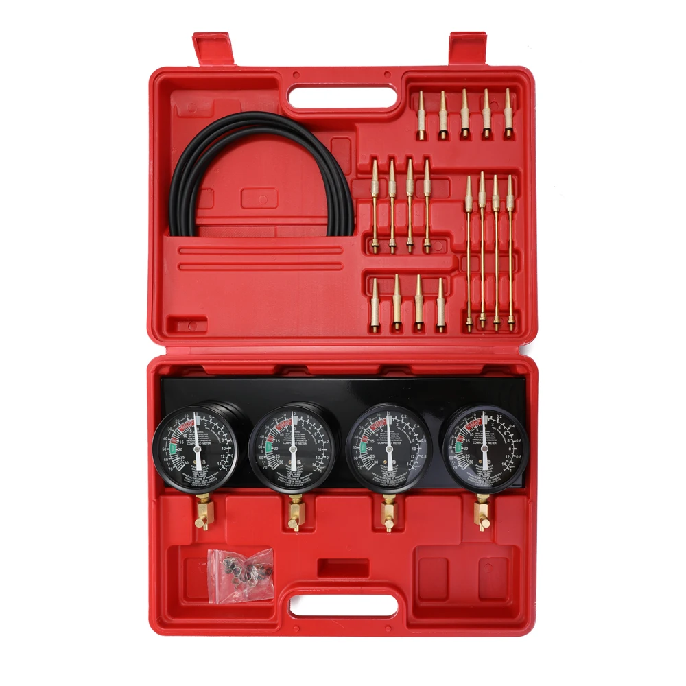 

Fuel Vacuum Carburetor Synchronizer Carb Balancer Sync Gauge Set Auto Tool 4 Kit