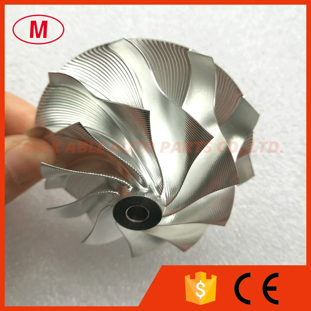 GT15-25 702549-0008HF V1 высокое качество Turbo Алюминий 2618/рисунком в горошек, комплект одежды из фрезерный/рабочее колесо компрессора 50,20/65,00 мм 10+ 0 лезвия