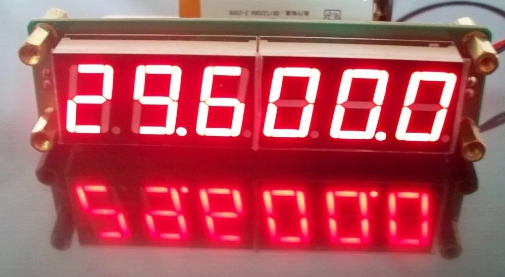 

PLJ-6LED-A frequency meter frequency display component modules 0.1MHz ~ 65MHz frequency measurement