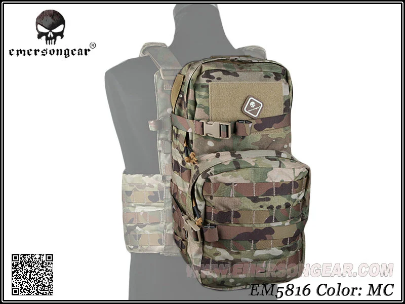  EMERSON gear Army Military Equipment Paintball Hiking War Game Backpack Modular Assault Pack w 3L H