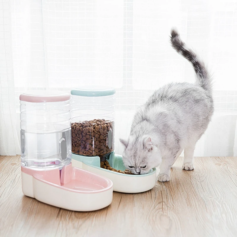 

Cat Feeding Bowls for Dog Automatic Feeders Dog Water Dispenser Fountain Bottle For Cat Bowl Feeding Drinking