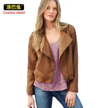 Vintage Short Jacket Women 2017 Autumn Fashion Long Sleeve Khaki Jacket Slanted Zipper Woman outwear Clothes Female Ladies