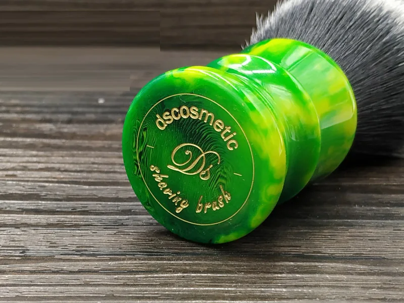 Dscosmetic 26 мм vert empire смокинговые узлы с полимерной ручкой, щетка для бритья с мягкими густыми синтетическими волосами, инструменты для влажного бритья
