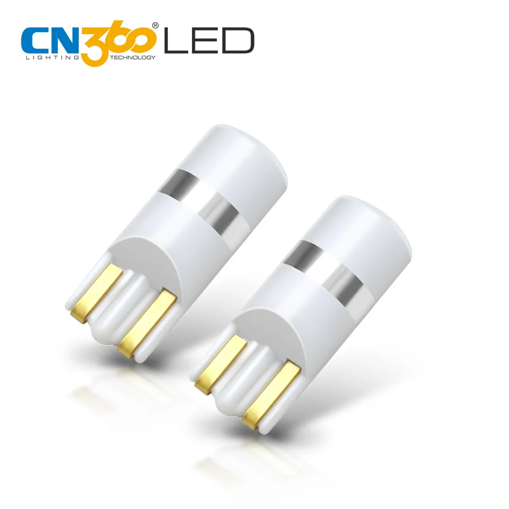 Новое поступление CN360 2 шт. SMD3030 T10 Led W5W 168 194 белый красный янтарный синий зеленый