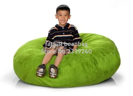 Cover only No Filler-two room seat Bean bag chair, home furniture sofa , modern beanbag hammock recliner