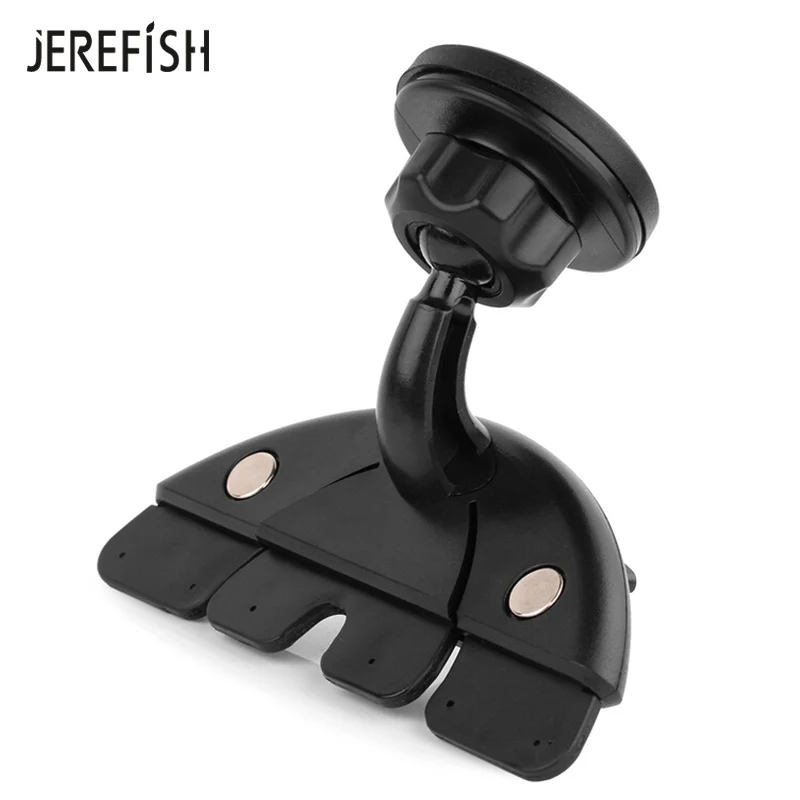 

JEREFISH 360 Rotate Universal Car CD Slot Dock Strong Magnetic Mount Holder Bracket for All Smartphones Models Car Phone Stand