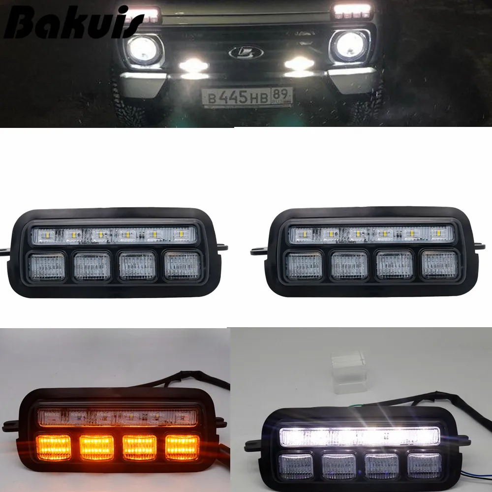 Задние светодиодные фары для Lada Niva 4X4 1995 7 дюймовые светодиодный 4x4 дневные