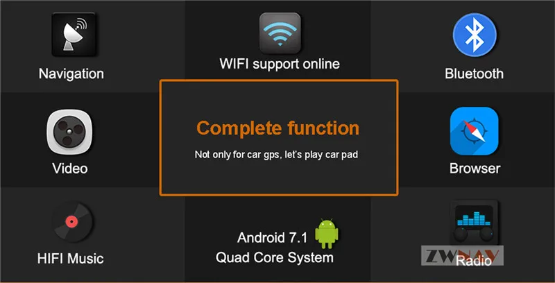 Clearance Android 8.0 4GB+32GB Car GPS Navigation DVD Player 2din car radio stereo display headunit For TOYOTA AURIS 2006-2012 1