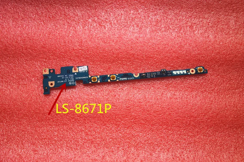 04Y1569 LS-8671P подходит для Lenovo ThinkPad Twist S230u переключатель питания кнопка включения