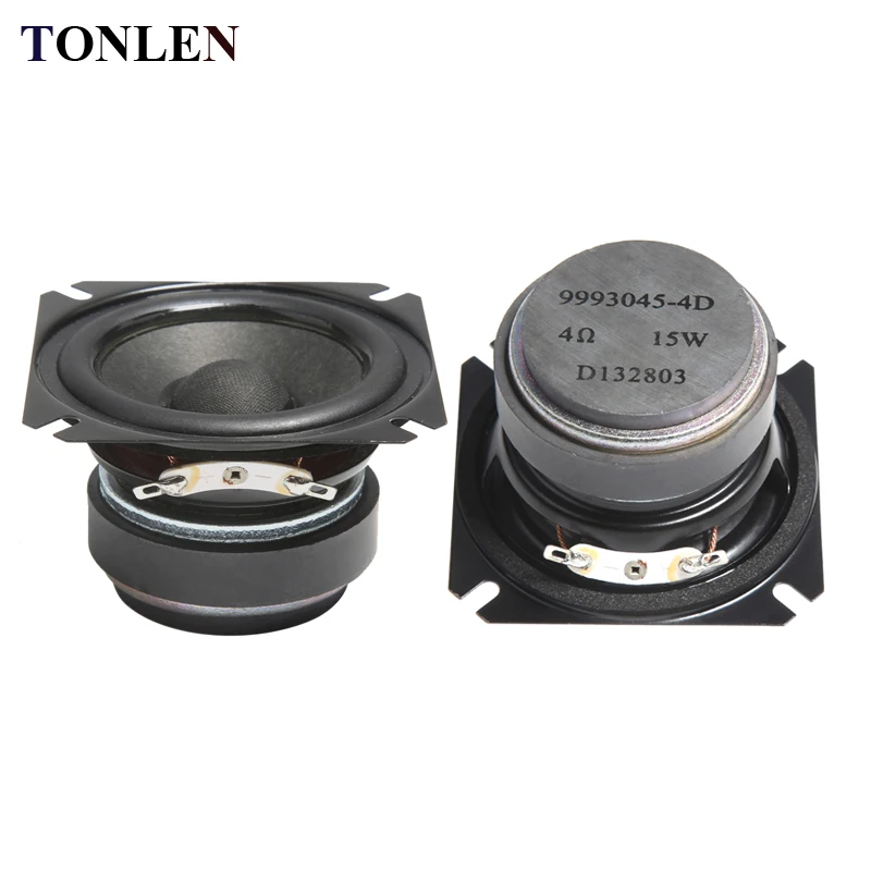 

2pcs TONLEN 2.5 inch Full Range Speaker 4 ohm 15W HIFI Bluetooth Music Speakers Portable Loudspeaker Horn DIY Audio Home Theater