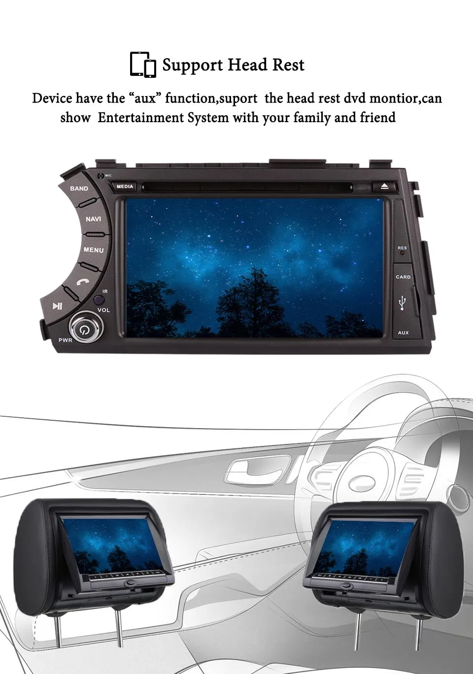 Flash Deal 2 DIN Android 9.0 4GB RAM 3/4G Car Gps dvd multimedia cassette for Ssangyong Actyon/Kyron Head Unit Navigaiton Screen System 12
