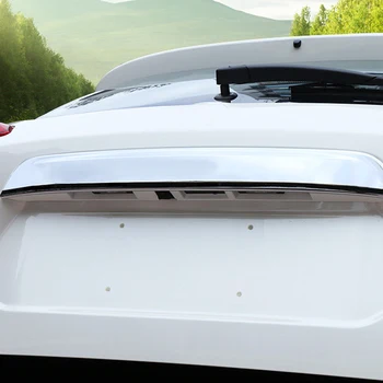 

abs plastic Accessories Exterior Rear Trunk Boot Door Lid Cover Trim 1pcs fit for Nissan Kicks 2016 2017 2018