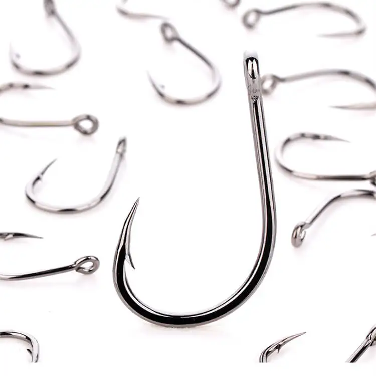 Кисти разных размеров заточенные крючки Mustad прочный морской терминал рыболовные