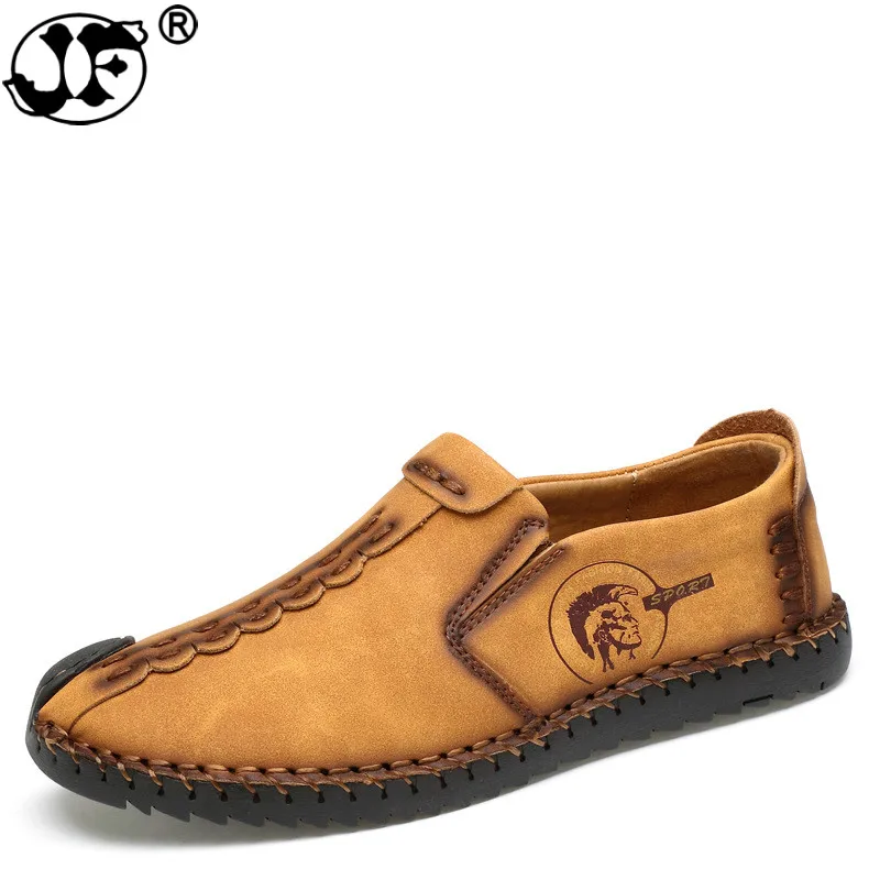 

Comfortable Men Casual Shoes Loafers Men Shoes Quality Split Leather Shoes Men Flats Hot Sale Moccasins Shoes Plus Size jkm9