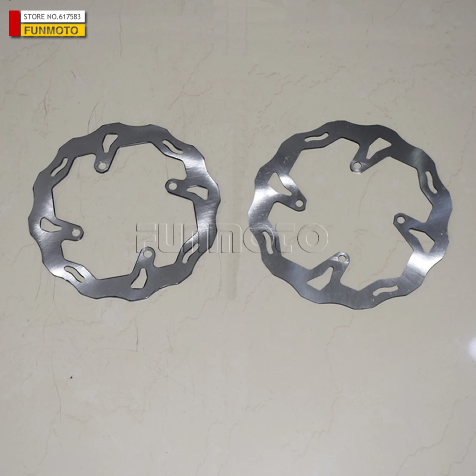FRONT REAR BRAKE DISCS BRAKE ROTORS FOR KX KXF KLX 125 250 450 OFF ROAD MOTORCYCLE PIT BIKE DIRT BIKE DIMATER 25CM FRONT REAR BRAKE DISCS BRAKE ROTORS FOR KX KXF KLX 125 250 450 OFF ROAD MOTORCYCLE PIT BIKE DIRT BIKE DIMATER 25CM
