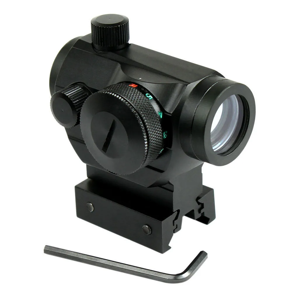 Hunting Red Green Dot Reflex Sight Scopes w/Dual Profile Rail Mounts