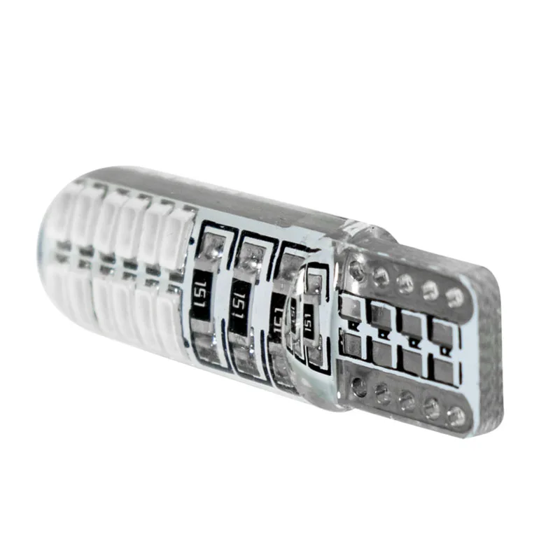 T10 W5W 24 SMD 3014 Светодиодный свет салона автомобиля силикагель маркер лампа 12 В 194 192