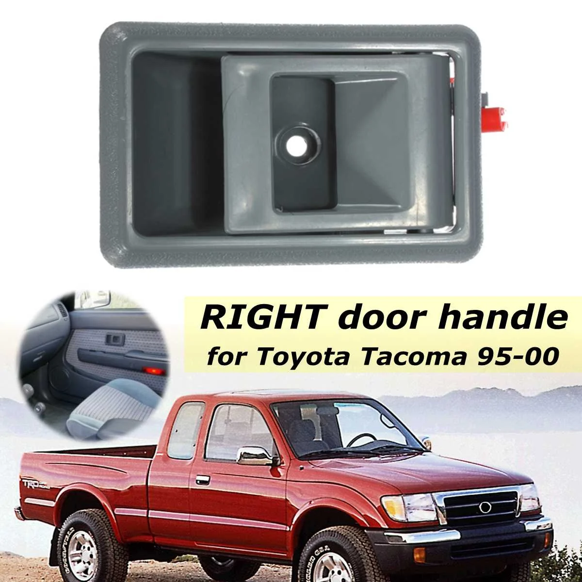 TO1353105 TO1352105 переднего левой и правой стороны интерьер дверная ручка для Toyota Tacoma 4runner пикап 1995-2000 6920504010 6920604010 - Цвет: Right