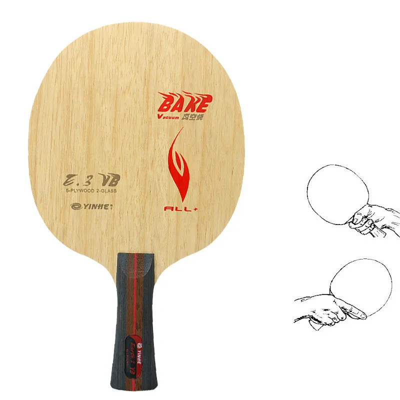 

Genuine Yinhe Galaxy E1 E3 VB Table Tennis Blade (5 wood + 2 Carbokev) Ping Pong Racket Base Raquete Raquete De Ping Pong
