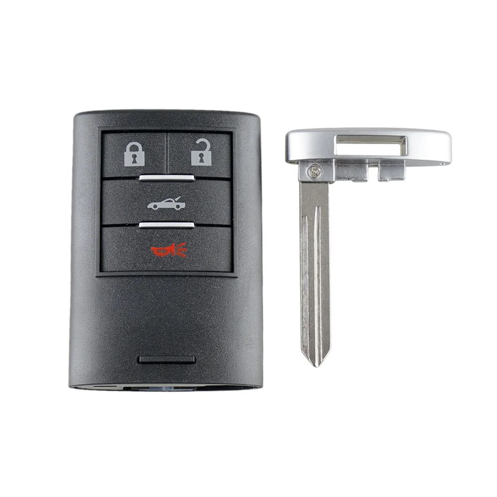 

Car Accessories Auto Key Case Bag Replacement 4 Buttons Smart Key Shell Case For Chevrolet Corvette Cadillac