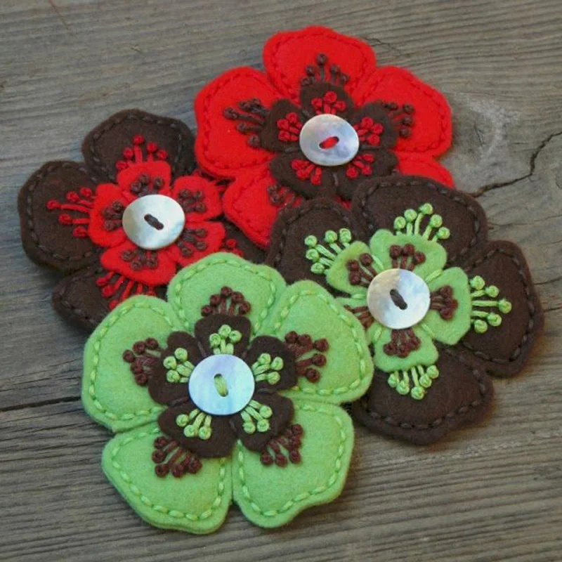 b224cc3ec79f51433c09b675a24fe214--hana-felt-flowers