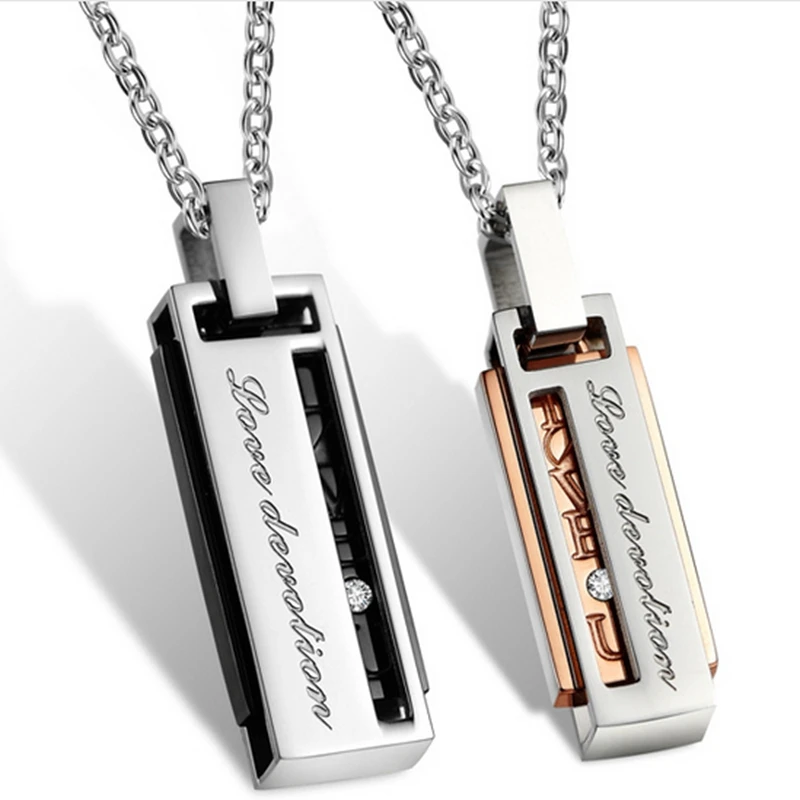 

Long Chain Cubic Necklace Pendants For Couple Natural Crystal Stones In Decoration Trendy Jeweley Gift For Boyfriend Girlfriend