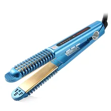 Цифровой индикатор 2 в 1 Профессиональная пластина из сплава для завивки волос выпрямитель плоский утюг Инструменты для укладки волос щипцы для завивки волос волнистый стайлер