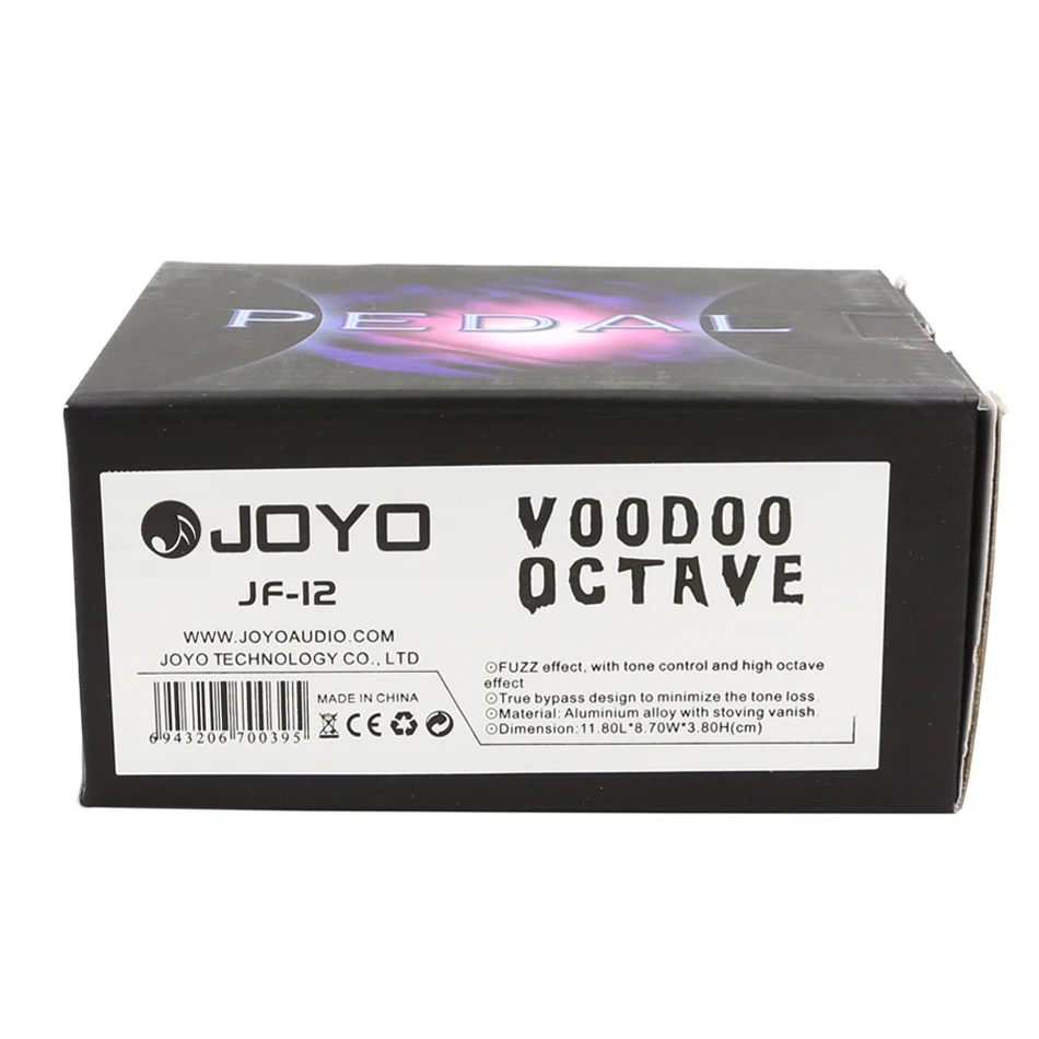 JOYO JF-12 Voodoo Октава педаль эффектов для электрогитары Fuzz октавер педаль эффектов гитара Stompbox 60 винтажный MKIV MK2 FUZZ