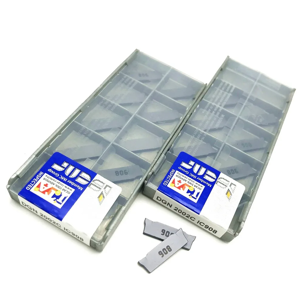 

New Original Inspected DGN2002C IC908 Carbide Inserts DGN 2002C IC908 external cemented carbid Grooving cutter Tool