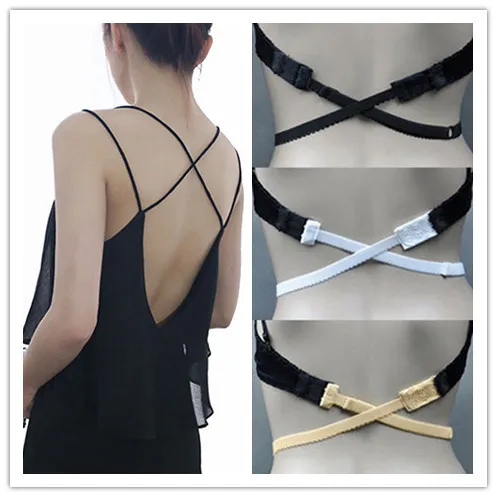 

Low Back Bra Strap Magic Bra Strap Low Back Converter Backless V Conversion Solution Bra Extender 3 color, 300pcs
