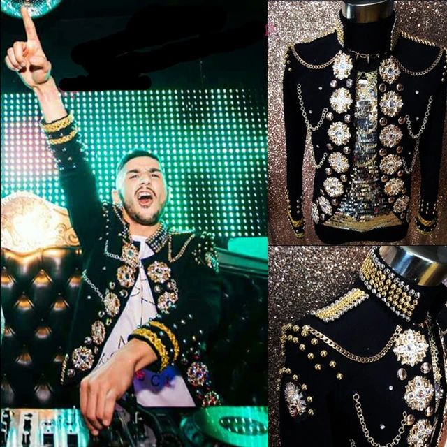 Mens rhinestone hotsell jackets for sale