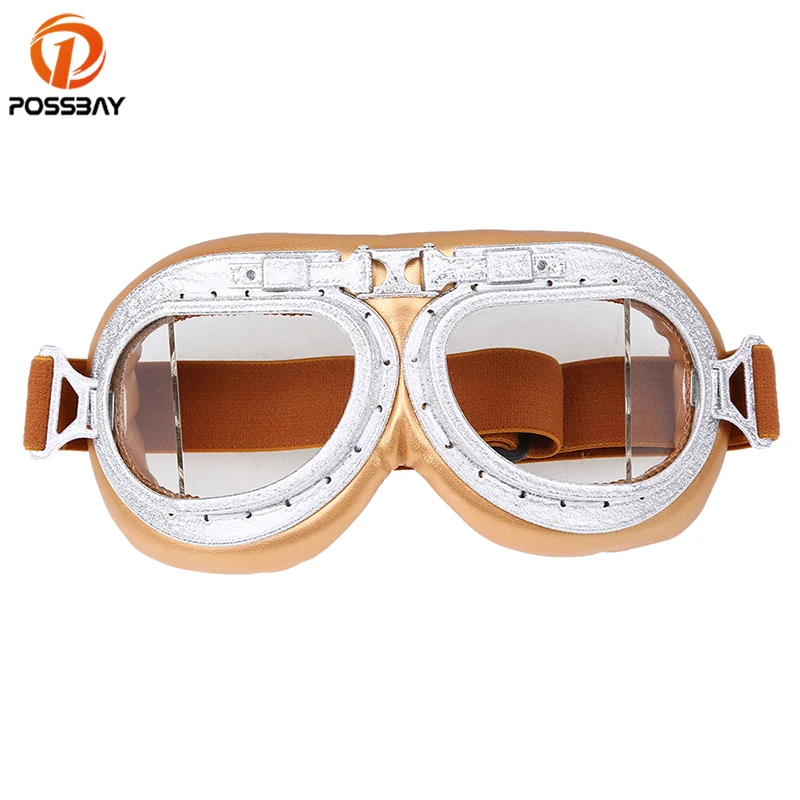 POSSBAY الشرير نظارات للدراجات النارية نظارات مقهى المتسابق موتو الدراجات الخوذ التزلج على الجليد الثلج للمحرك نظارات نظارات